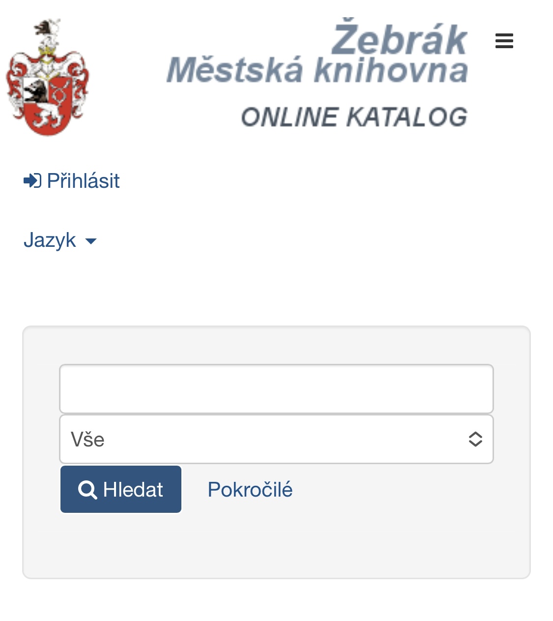 Klikněte na "Přihlásit"